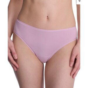 Natori Bliss Bare Lilac Drea Thong Size L Seamless Soft Stretch Underwear New